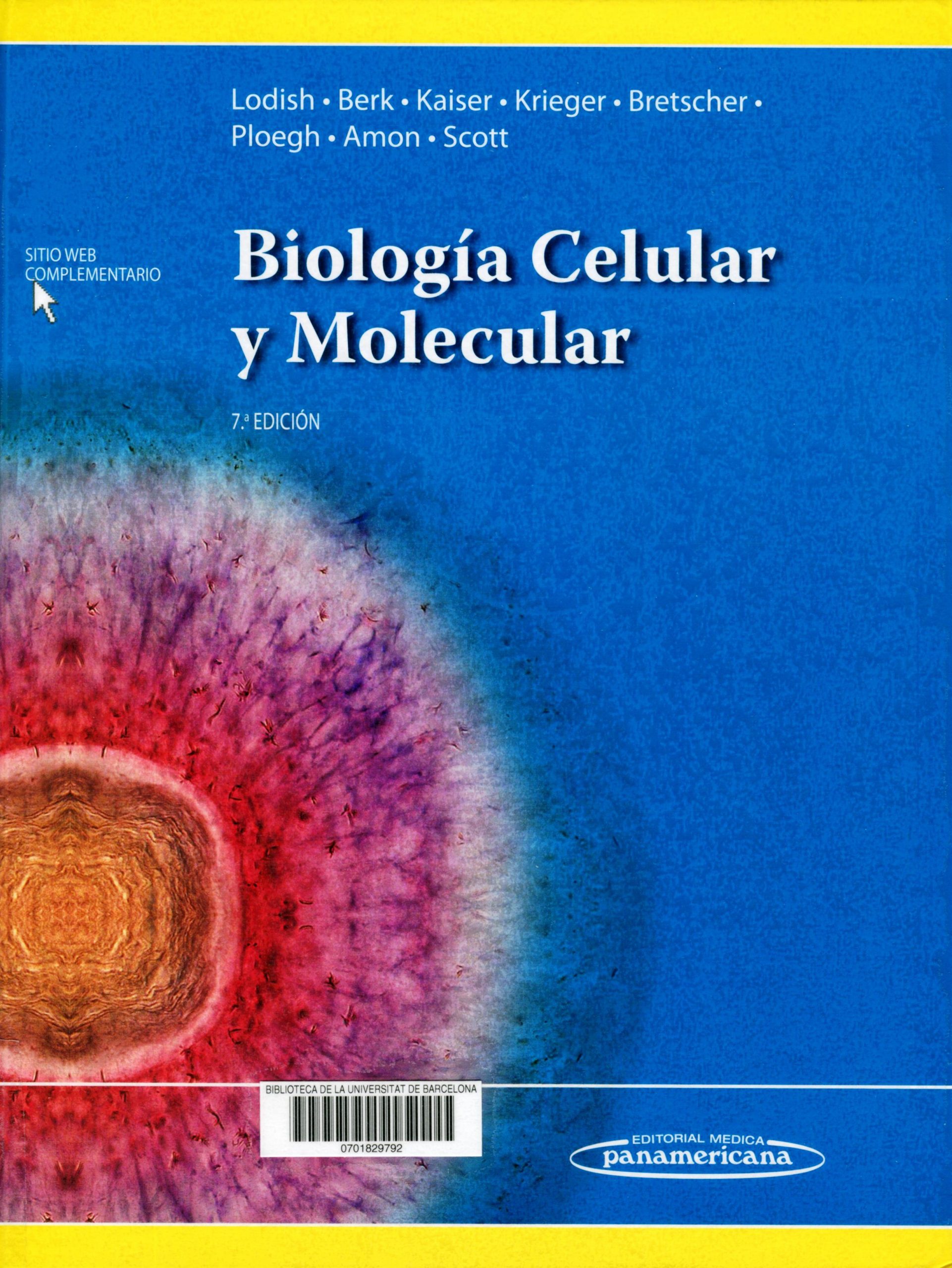 Biologia celular y molecular 7ma Ed (Lodish)