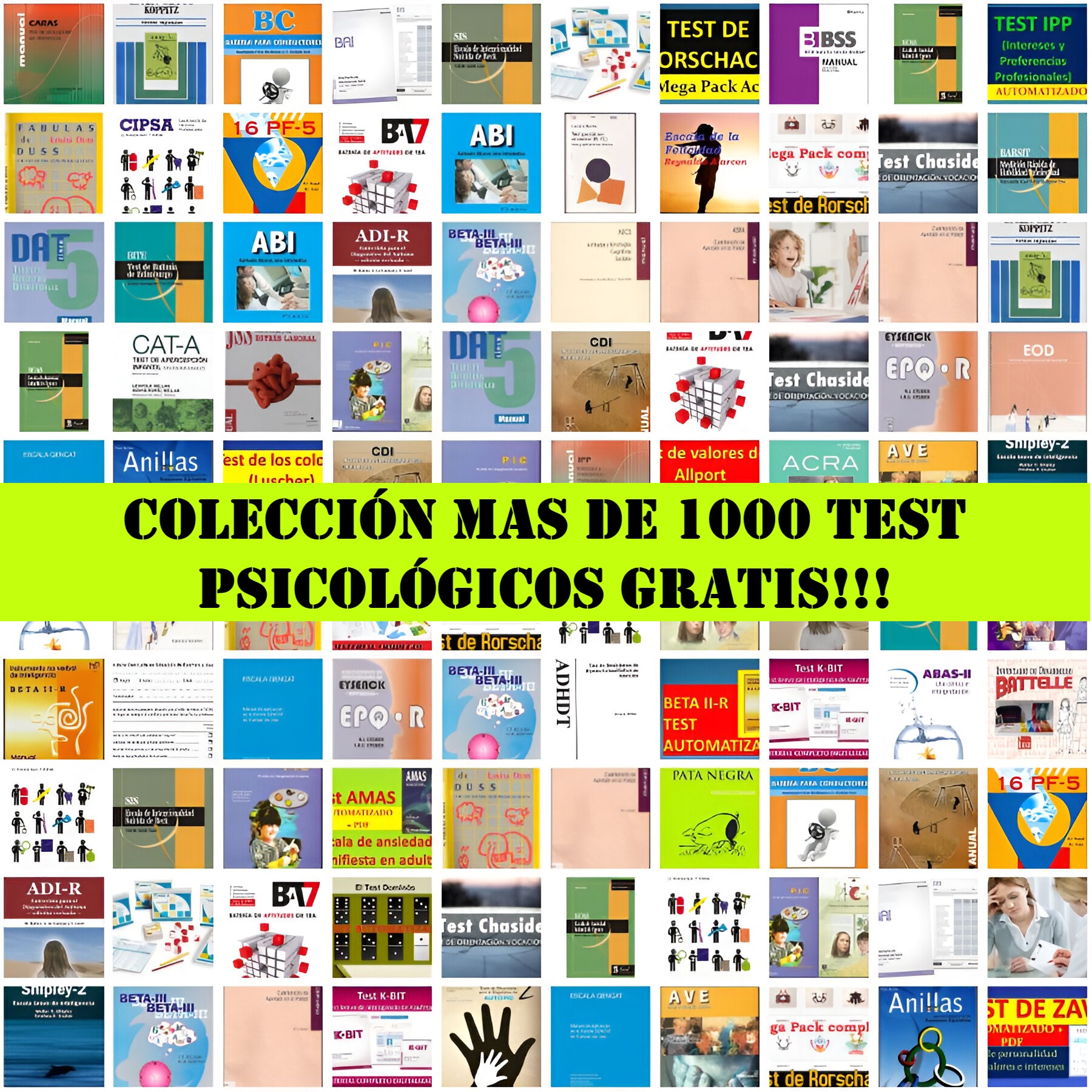 Colección +1000 test psicológicos