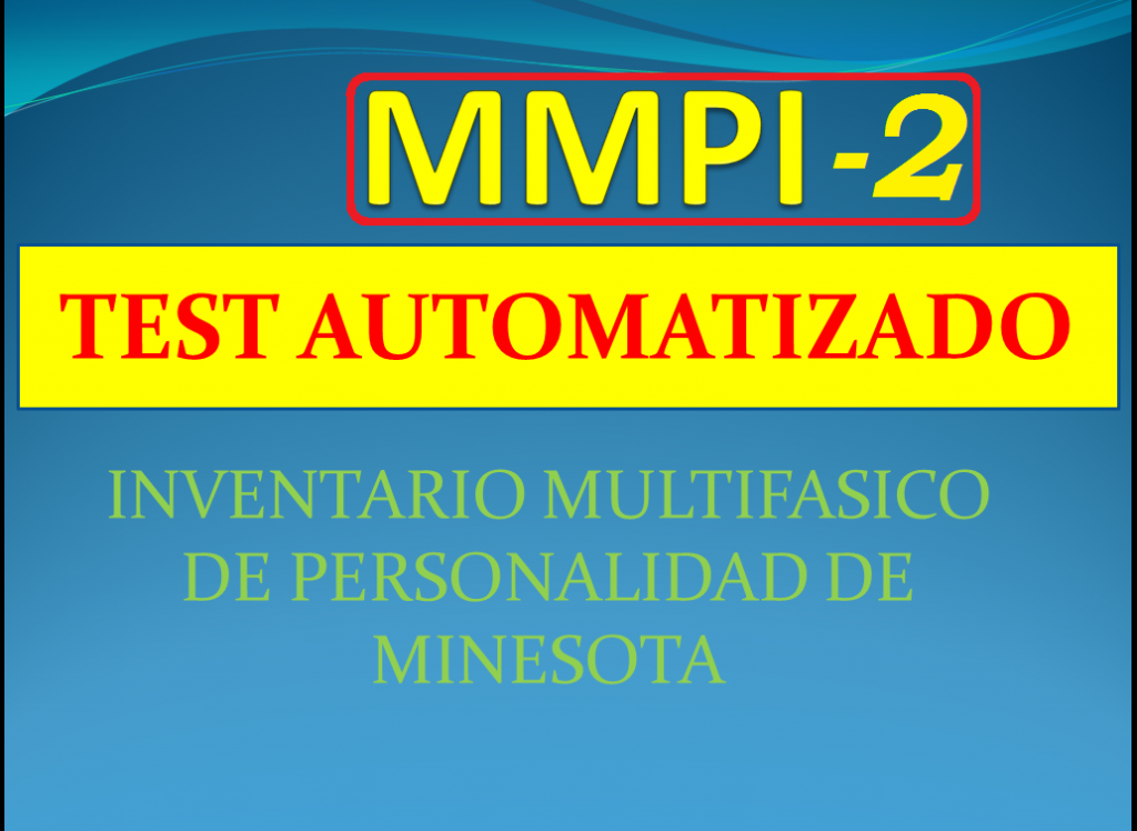 Test MMPI-2 Automatizado - Descargalo Completamente Gratis!